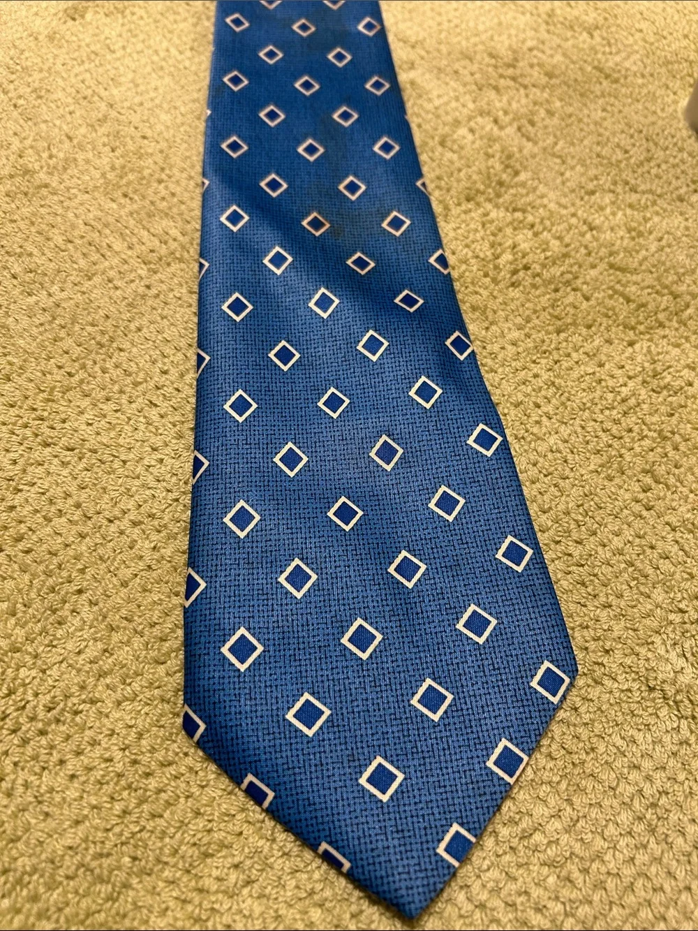 Marter Man Classic Blue Geometric Men's Tie